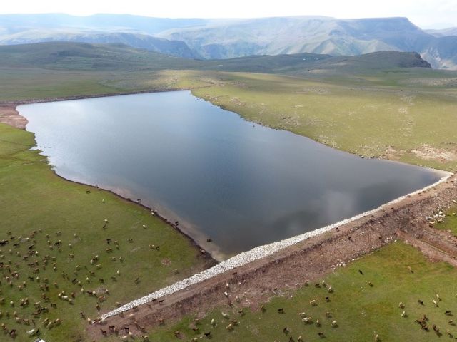 Erzurum Büyükşehir: Yeşilyayla'da sulama göleti yapılıyor
