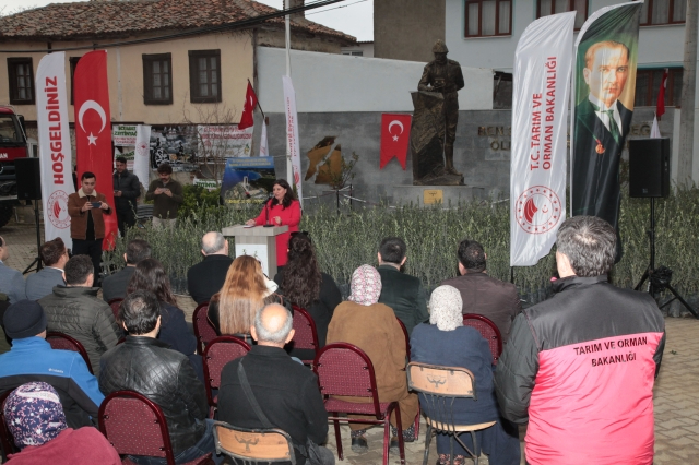 Çanakkale'de Yangından Etkilenen Çiftçilere Zeytin Fidanı Desteği