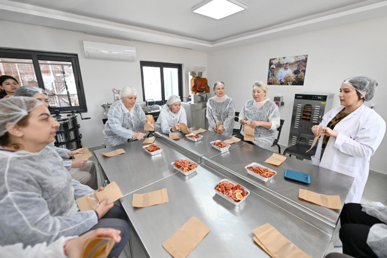 Mersin BŞB Kadınlara Kan Portakalı Kurutma Atölyesi Başlattı