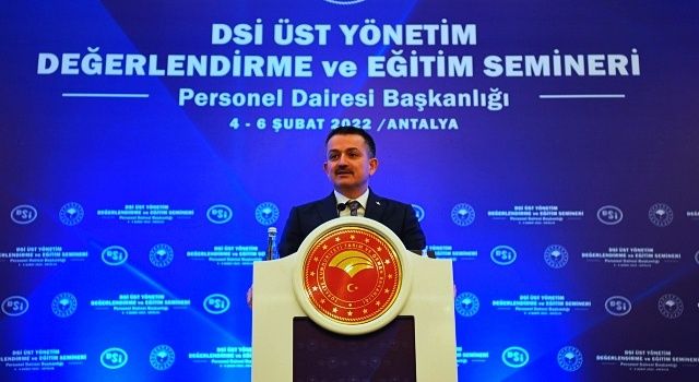 Bakan Pakdemirli: “Suyun Gücünü Milletle Buluşturmaya Devam Edeceğiz”