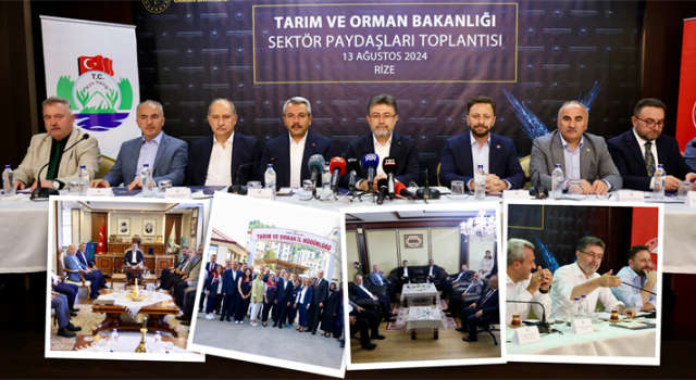 Tarım ve Orman Bakanı İbrahim Yumaklı Rize’de Sektör Paydaşlarıyla Buluştu