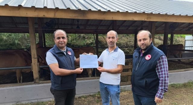 Giresun’da İlk Hastalıktan Ari İşletmeye Sağlık Sertifikası Verildi