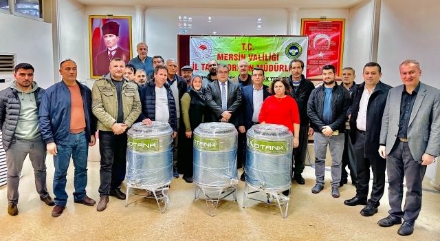 Mersin'de "Tarsuslular Organik Sarı Ulak Zeytini Üretiyor Projesi" Dağıtım Töreni Gerçekleştirildi