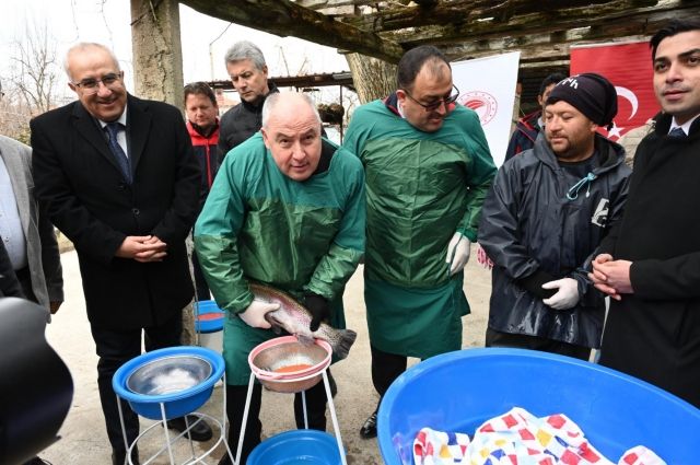 Denizli Valisi Çameli İlçesi'nde Alabalık Yetiştiricileriyle Buluştu