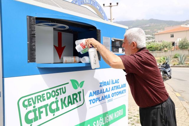 Çiftçilere Destek: Zirai Atık Toplama Otomatları 28'e Çıktı