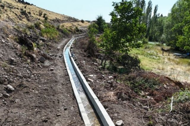 Malatya'da İki Mahalleye 4.200 Metre Yeni Sulama Kanalı
