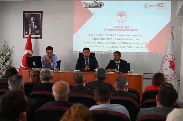 Tarım Bakanlığı ve TKİ’den Denizli’de Organik Toprak Eğitimi