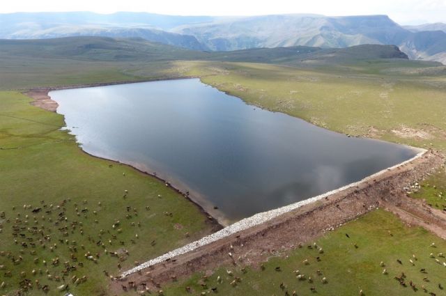 Erzurum Büyükşehir: Yeşilyayla'da sulama göleti yapılıyor