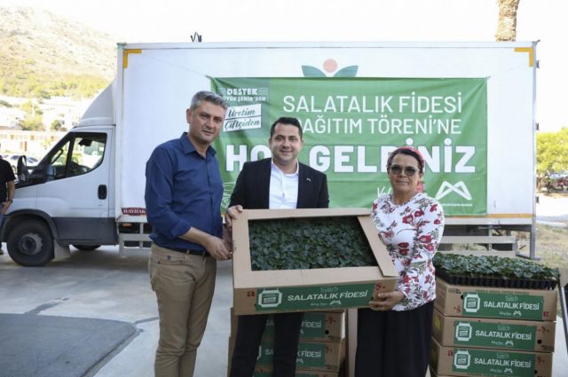 Mersin Büyükşehir’den üreticiye yüzde 70 hibeli fide desteği