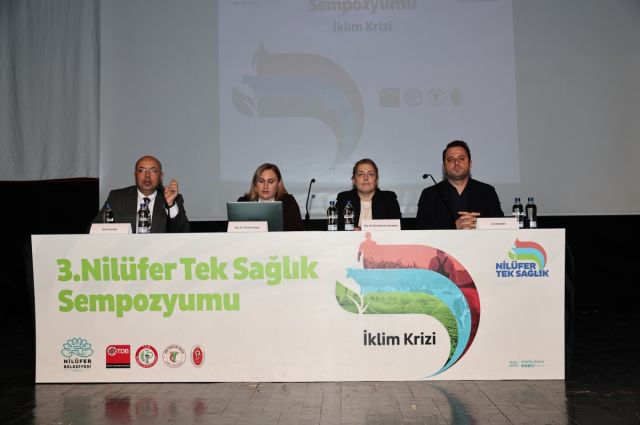 Nilüfer Belediyesi, Tek Sağlık Sempozyumu’nda iklim krizini ele aldı