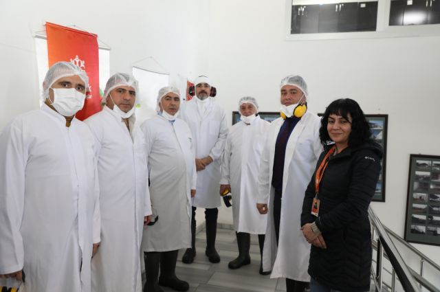 Elazığ İl Tarım ve Orman Müdürlüğü kanatlı kesimhanesini inceledi
