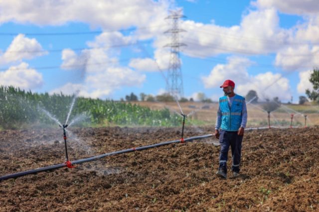 Kocaeli Büyükşehir Belediyesi Toramanlar Sulama Hattını tamamladı