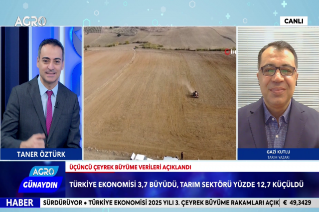 Tarım Yazarı Gazi Kutlu: Tarım Sektörü Tarihi Düşüş Yaşıyor