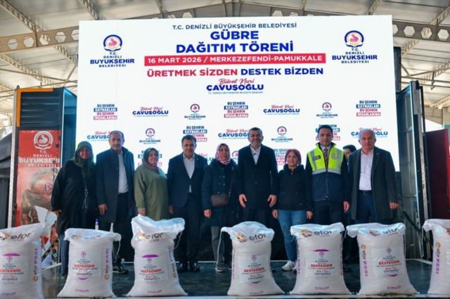 Denizli’de gübre desteği üreticiye ulaştı