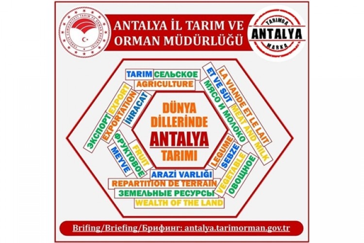 Antalya Tarımı 10 Farklı Dilde Yayınlandı