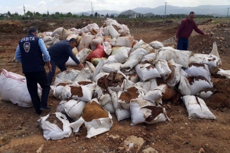 İslahiye’de küflenmiş ve kokmuş biber alarmı