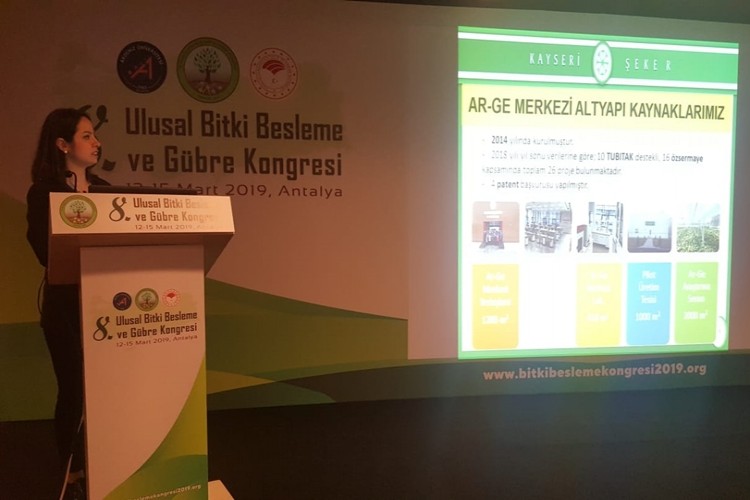 Bitki Besleme Ve Gübre Kongresine Kayseri Şeker’den Proje Desteği