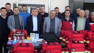 Adıyaman'da Küçükbaş Hayvancılık Projesi Kapsamında Veteriner Hekimlere Ekipman Dağıtıldı