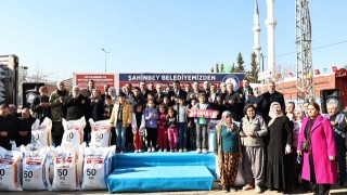 Şahinbey Belediyesi'nden Çiftçilere 7 Bin Tonluk Yem Desteği