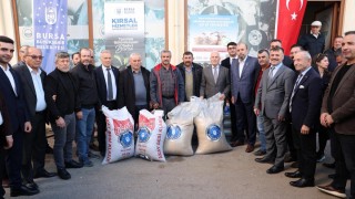 Bursa Büyükşehir, Gürsu’da küçükbaş yetiştiricisine destek verdi