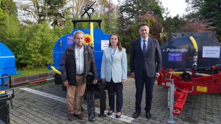 Bartın İl Tarım Müdürlüğü 96 üreticiye basınçlı su tankeri dağıttı