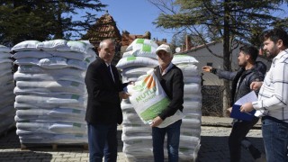 Üreticilere yüzde 50 hibeli fiğ tohumu dağıtıldı