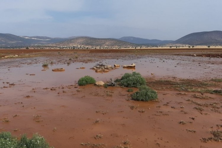 Dolu ve sel, Korkuteli’nde zarara yol açtı