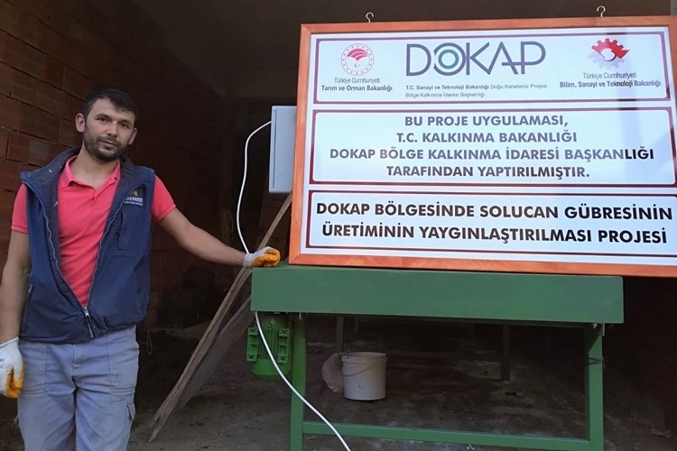 Giresun’da Solucan Gübresi Üretimi Yaygınlaşıyor