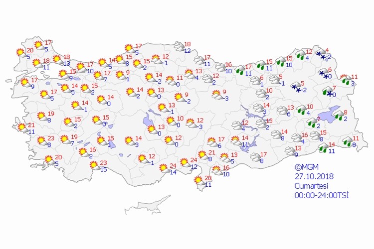 Meteoroloji 5 Günlük Hava Durumu Tahminini Güncelledi! Hafta Sonu...