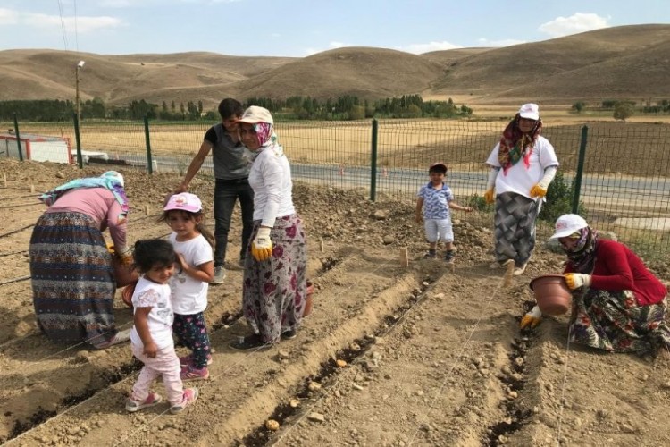 Otlukbeli’de Süs Bitkileri Eğitimi Verildi