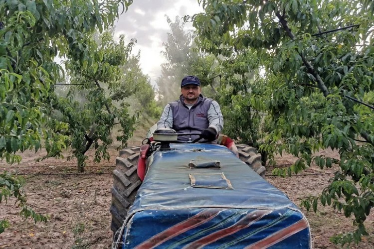 Belediye Başkanı, mesai sonrası tarlasında çalışıyor